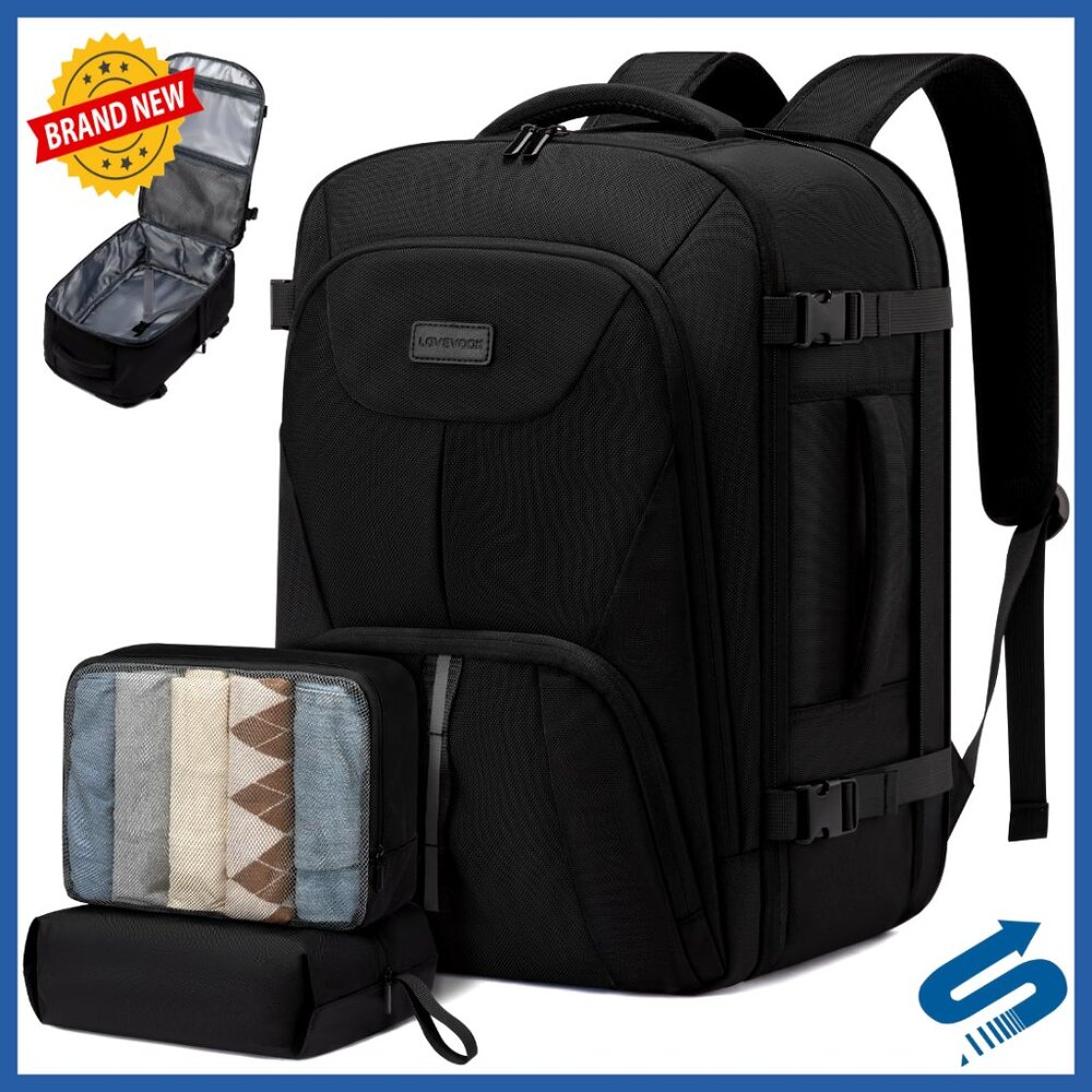 Expandable Travel Laptop Backpack Tsa Approved Water Resistant Durable Carry On